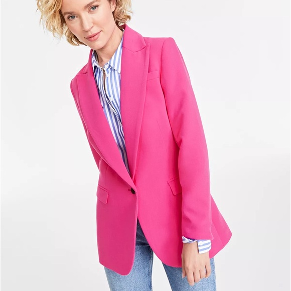 SALE! Pink Boyfriend Blazer - Macys On 34th - Picture 2 of 9